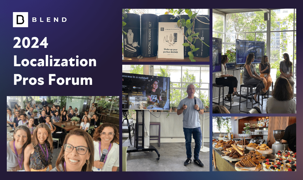 BLEND's 2024 Localization Pros Forum in Tel Aviv